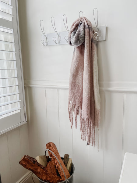 Louise Brushed Check Scarf