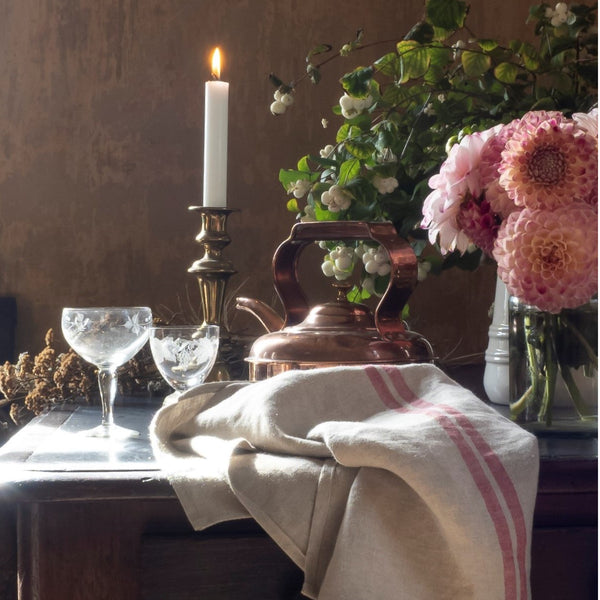 Provencal Tea Towel - Red - French Consul