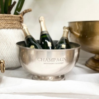 Knox Champagne Round Ice Bucket