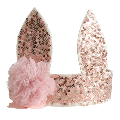 Sequin Bunny Crown - Rose Gold - Alimrose