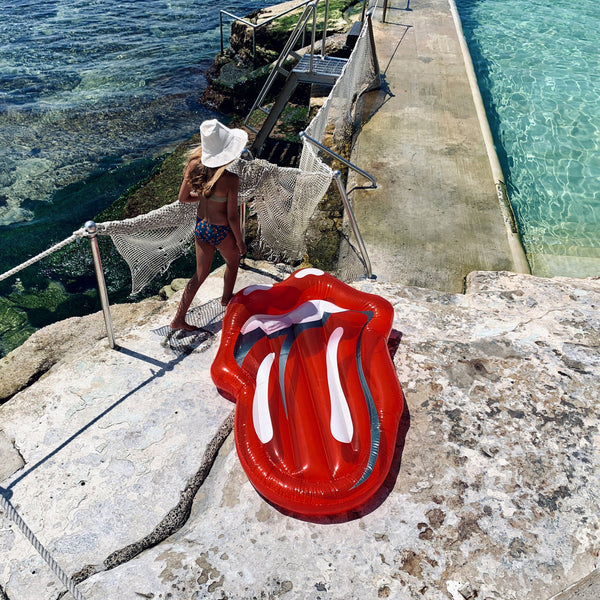 豪華躺椅 - Rolling Stones Lips - Sunnylife