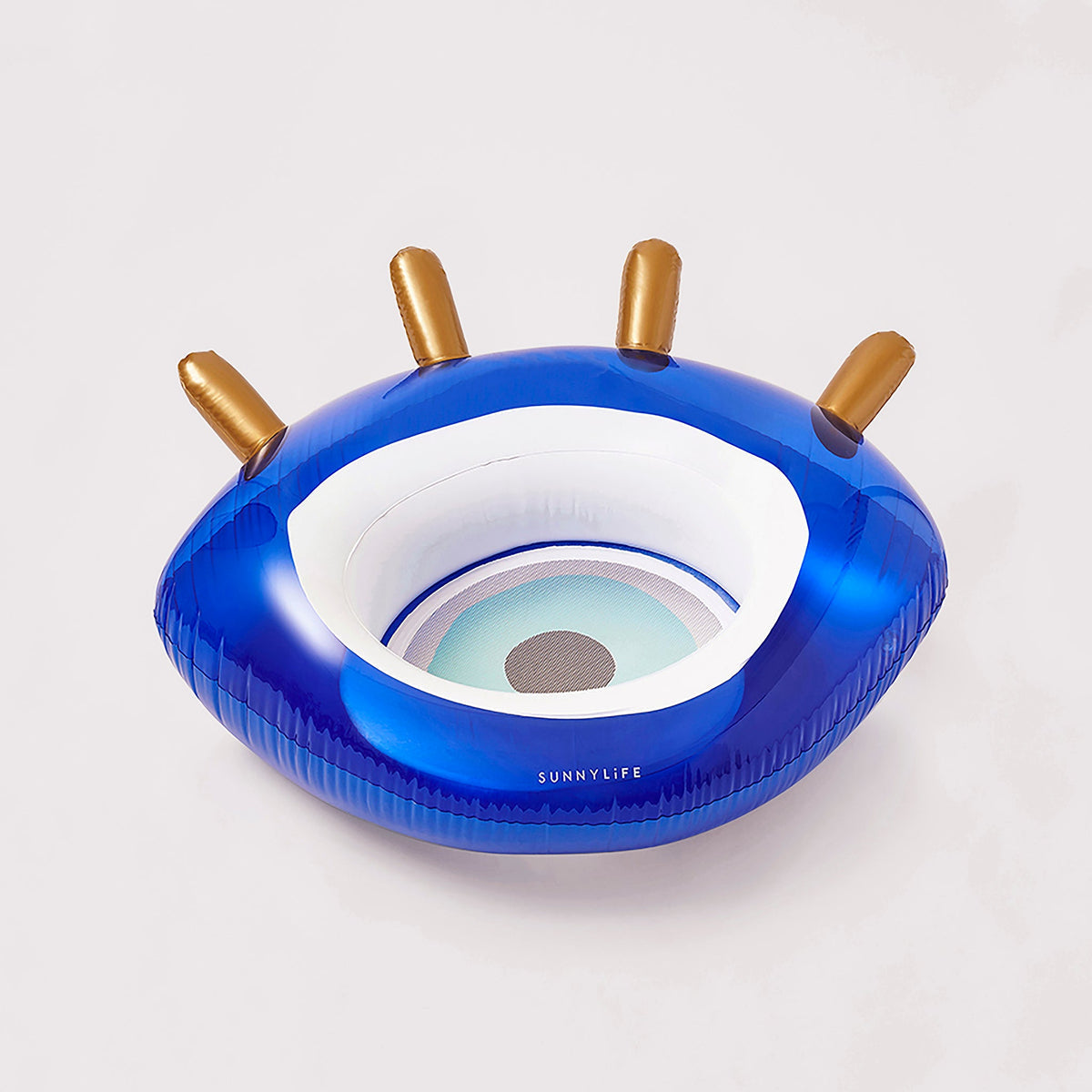 Anillo de piscina de lujo - Azul ojo griego - Sunnylife