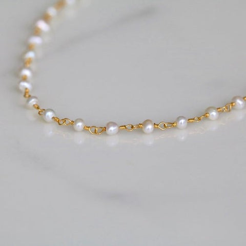 Pearly Ball Anklet - J & Co